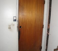 Balk Service Door Exterior 1 Before